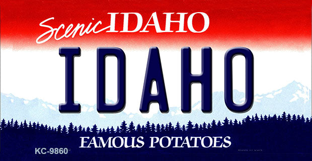 Idaho State Metal Novelty Aluminum Key Chain KC-9860