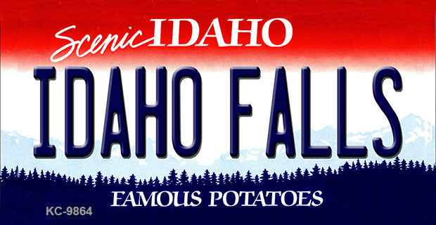 Idaho Falls Idaho State Metal Novelty Aluminum Key Chain KC-9864