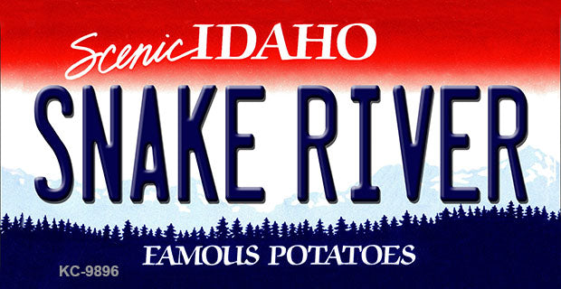 Snake River Idaho State Metal Novelty Aluminum Key Chain KC-9896