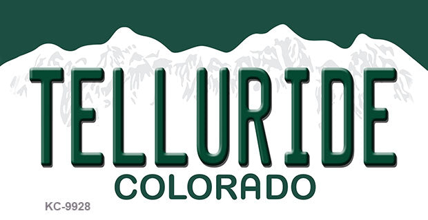 Telluride Colorado Metal Novelty Aluminum Key Chain KC-9928