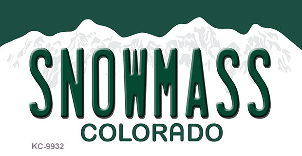 Snowmass Colorado Metal Novelty Aluminum Key Chain KC-9932