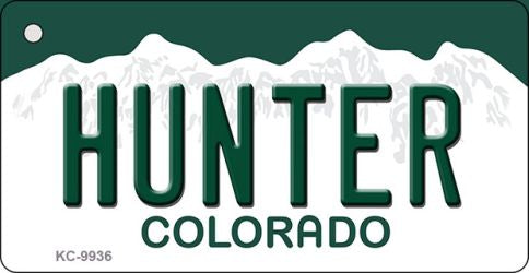 Hunter Colorado Metal Novelty Aluminum Key Chain KC-9936