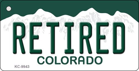 Retired Colorado Metal Novelty Aluminum Key Chain KC-9943