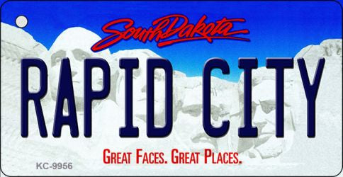 Rapid City South Dakota Metal Novelty Aluminum Key Chain KC-9956