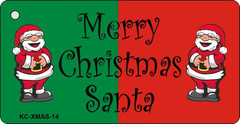 Merry Christmas Santa Novelty Aluminum Key Chain KC-XMAS-14