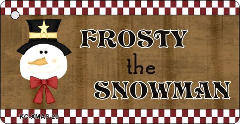 Frosty Novelty Aluminum Key Chain KC-XMAS-20