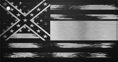 Mississippi Carbon Fiber Effect Novelty Metal Key Chain KCC-1116