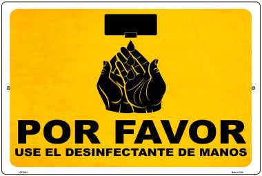 Por Favor Novelty Metal Large Parking Sign LGP-2843