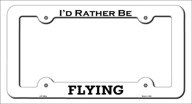 Flying Novelty Metal License Plate Frame LPF-085