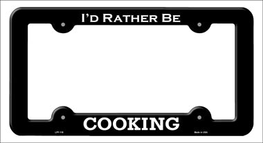 Cooking Novelty Metal License Plate Frame LPF-118