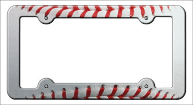 Baseball Threads Novelty Metal License Plate Frame LPF-273