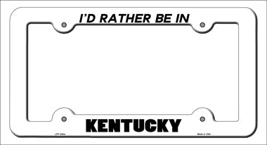 Be In Kentucky Novelty Metal License Plate Frame LPF-344