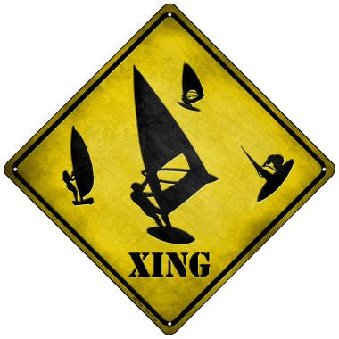 Board Sailor Xing Novelty Mini Metal Crossing Sign MCX-091