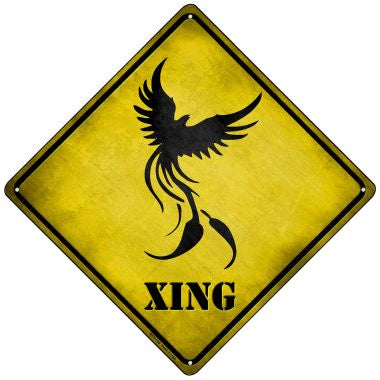Phoenix Xing Novelty Mini Metal Crossing Sign MCX-169