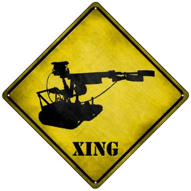 Robotic Bomb Disposal Unit Xing Novelty Mini Metal Crossing Sign MCX-179