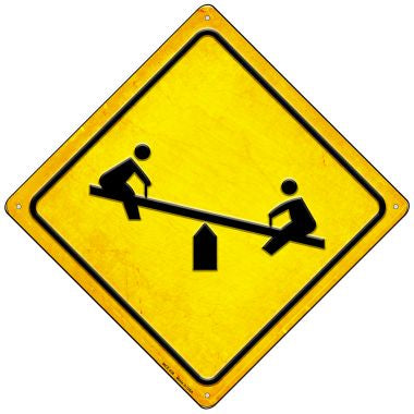 Kids at Play Novelty Mini Metal Crossing Sign MCX-438