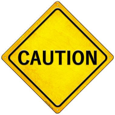 Caution Novelty Mini Metal Crossing Sign MCX-573
