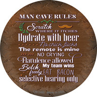 Hydrate With Beer Novelty Circle Coaster Set of 4