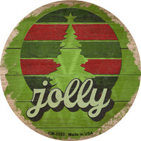 Jolly Green Novelty Circle Coaster Set of 4