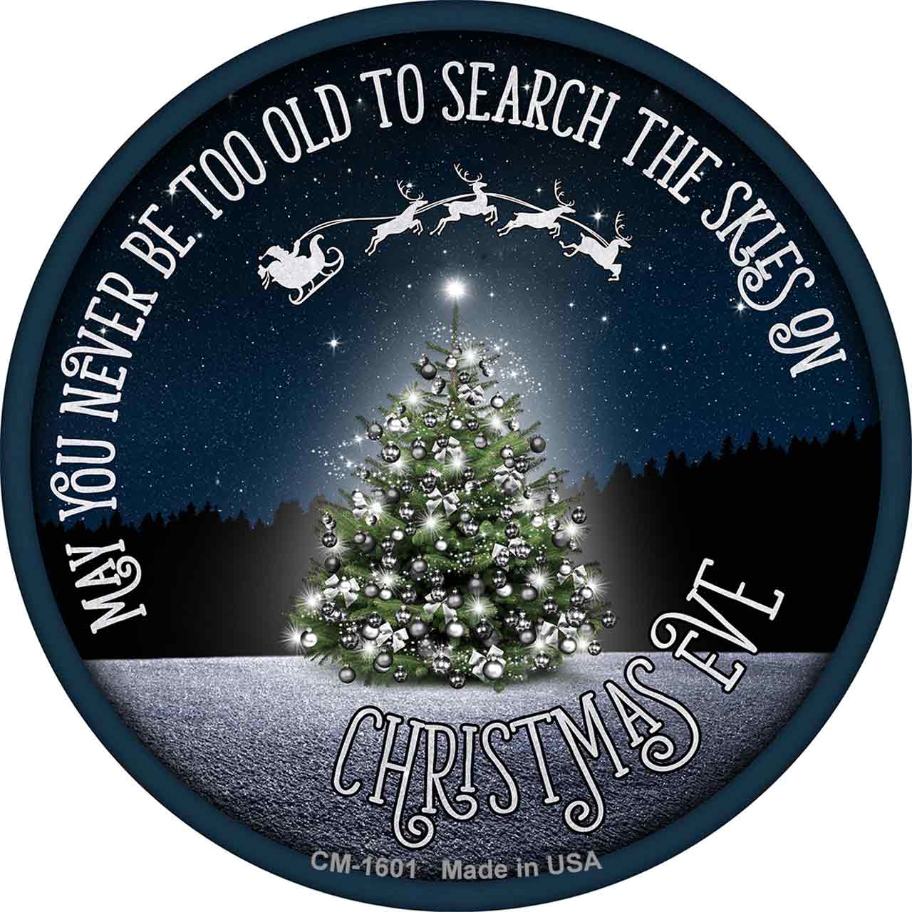 Search The Skies Novelty Circle Coaster Set of 4