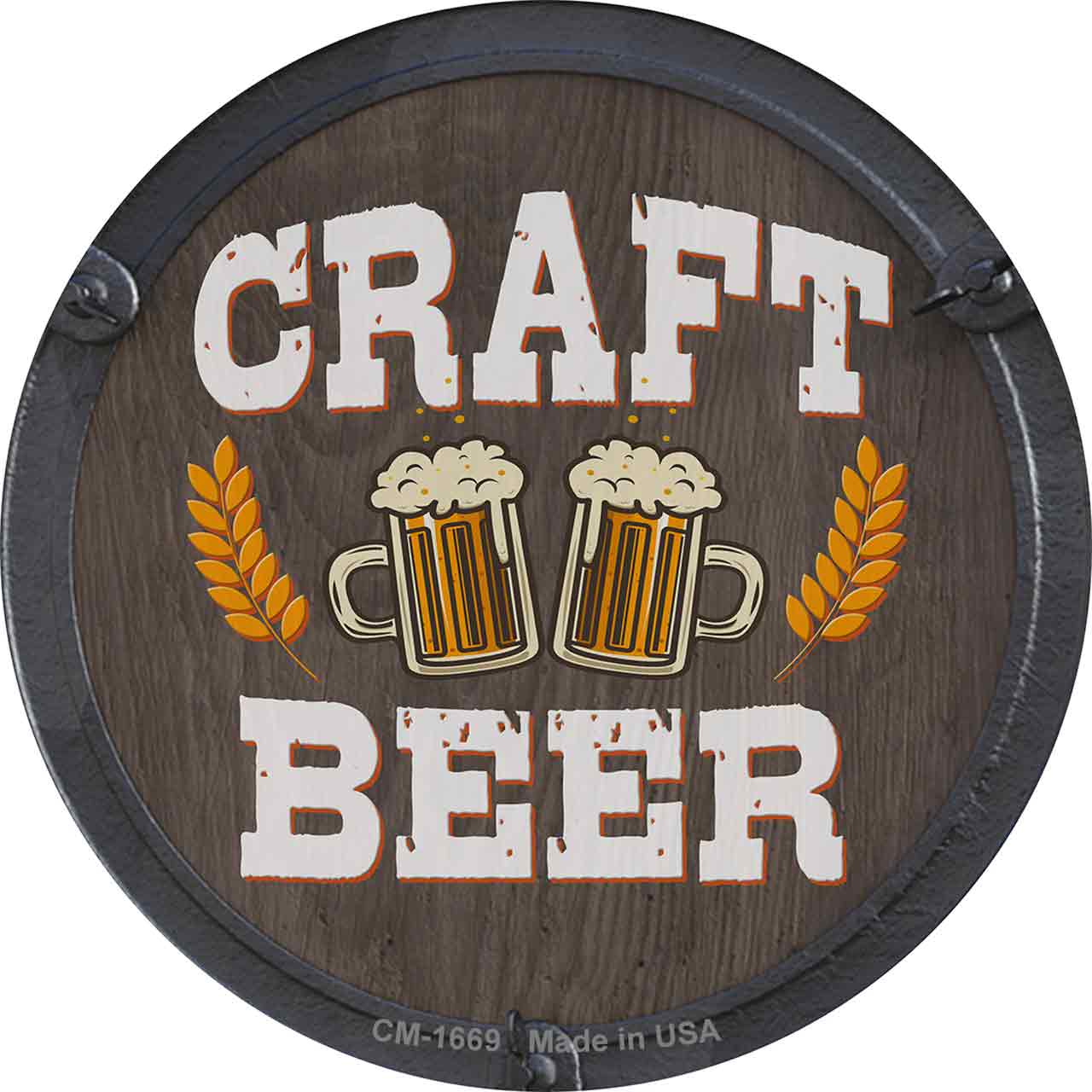 Craft Beer Novelty Circle Coaster Set of 4