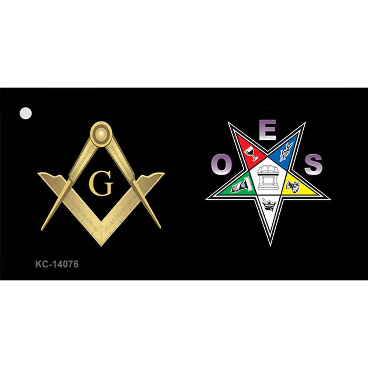 Free Mason OES Novelty Metal Key Chain