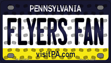 Flyers Fan Pennsylvania Novelty Mini Metal License Plate Tag