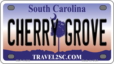Cherry Grove South Carolina Novelty Mini Metal License Plate Tag