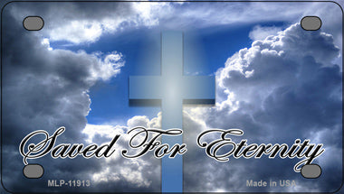 Saved For Enternity Novelty Mini Metal License Plate Tag