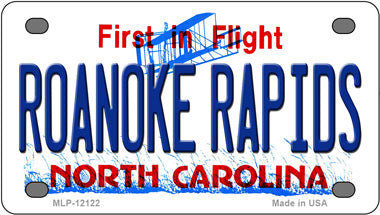 Roanoke Rapids North Carolina Novelty Mini Metal License Plate Tag