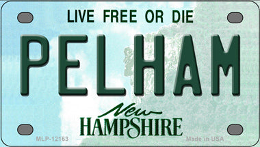 Pelham New Hampshire Alt Novelty Mini Metal License Plate Tag