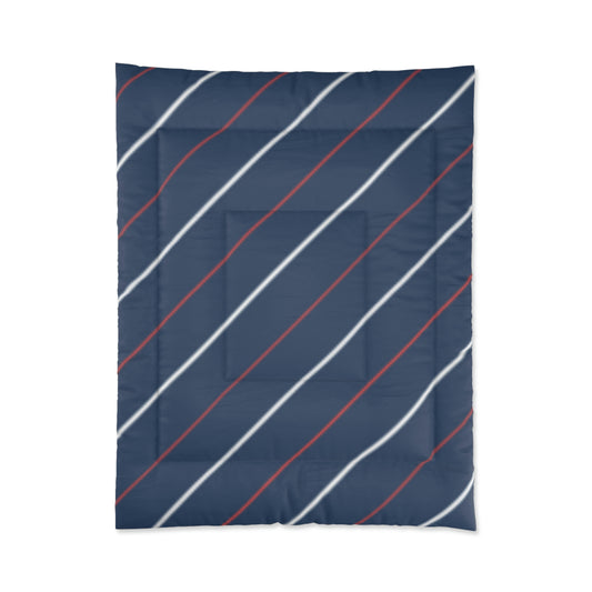Blue & Lines Design Comforter