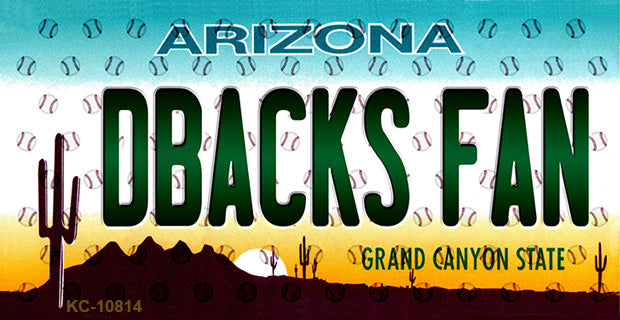 Dbacks Fan Arizona Novelty Metal Key Chain KC-10814