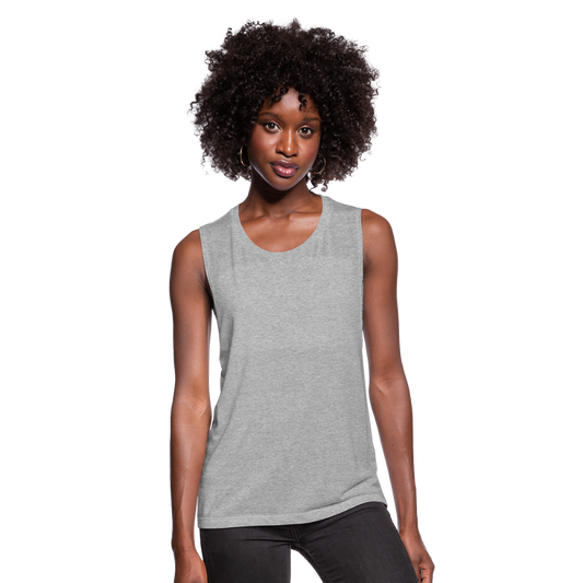 Women’s Flowy Muscle Tank by Bella - heather gray