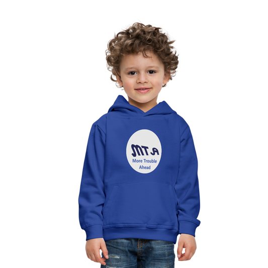 New York City Subway train funny Logo parody Kids‘ Premium Hoodie - royal blue