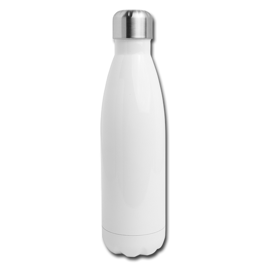 Insulated Stainless Steel Water Bottle - white