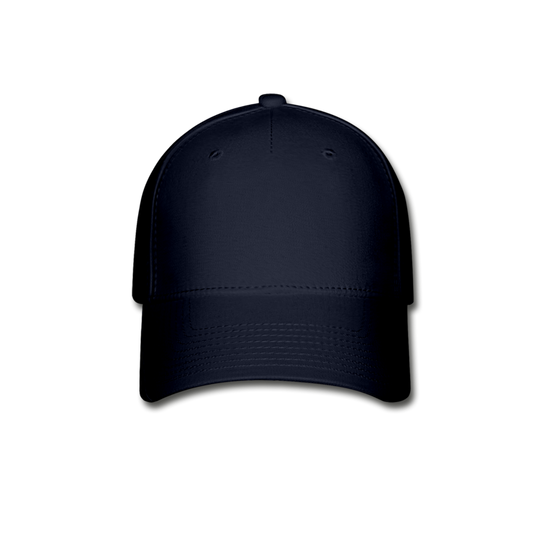 Customizable Baseball Cap add your own photos, images, designs, quotes, texts and more - navy
