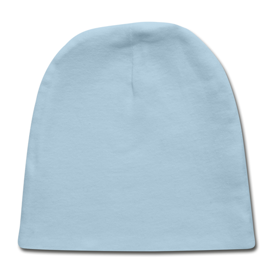 Customizable Baby Cap add your own photos, images, designs, quotes, texts and more - light blue