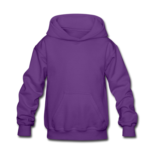 Customizable Kids' Hoodie add your own photos, images, designs, quotes, texts and more - purple