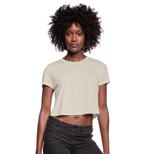 Customizable Women's Cropped T-Shirt add your own photos, images, designs, quotes, texts and more - dust