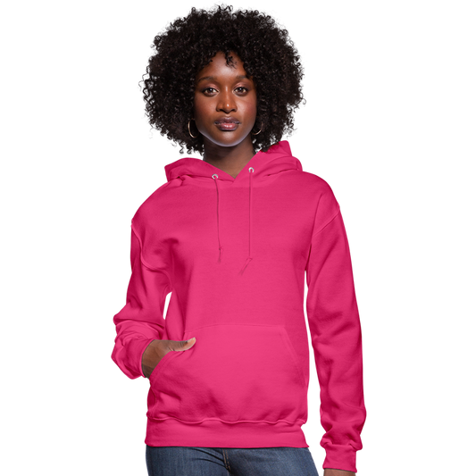 Customizable Women's Hoodie add your own photos, images, designs, quotes, texts and more - fuchsia