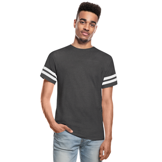 Customizable Vintage Sport T-Shirt add your own photos, images, designs, quotes, texts and more - vintage smoke/white