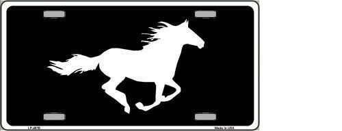RUNNING HORSE NOVELTY METAL LICENSE PLATE