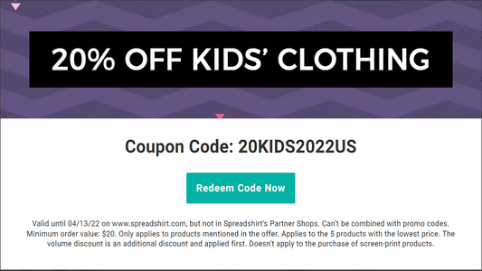 20% OFF KIDS’ CLOTHING SALE!