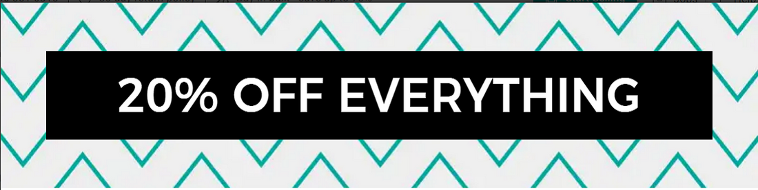 20% OFF EVERYTHING SALE!