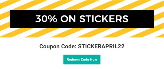 30% OFF ON STICKERS SALE!