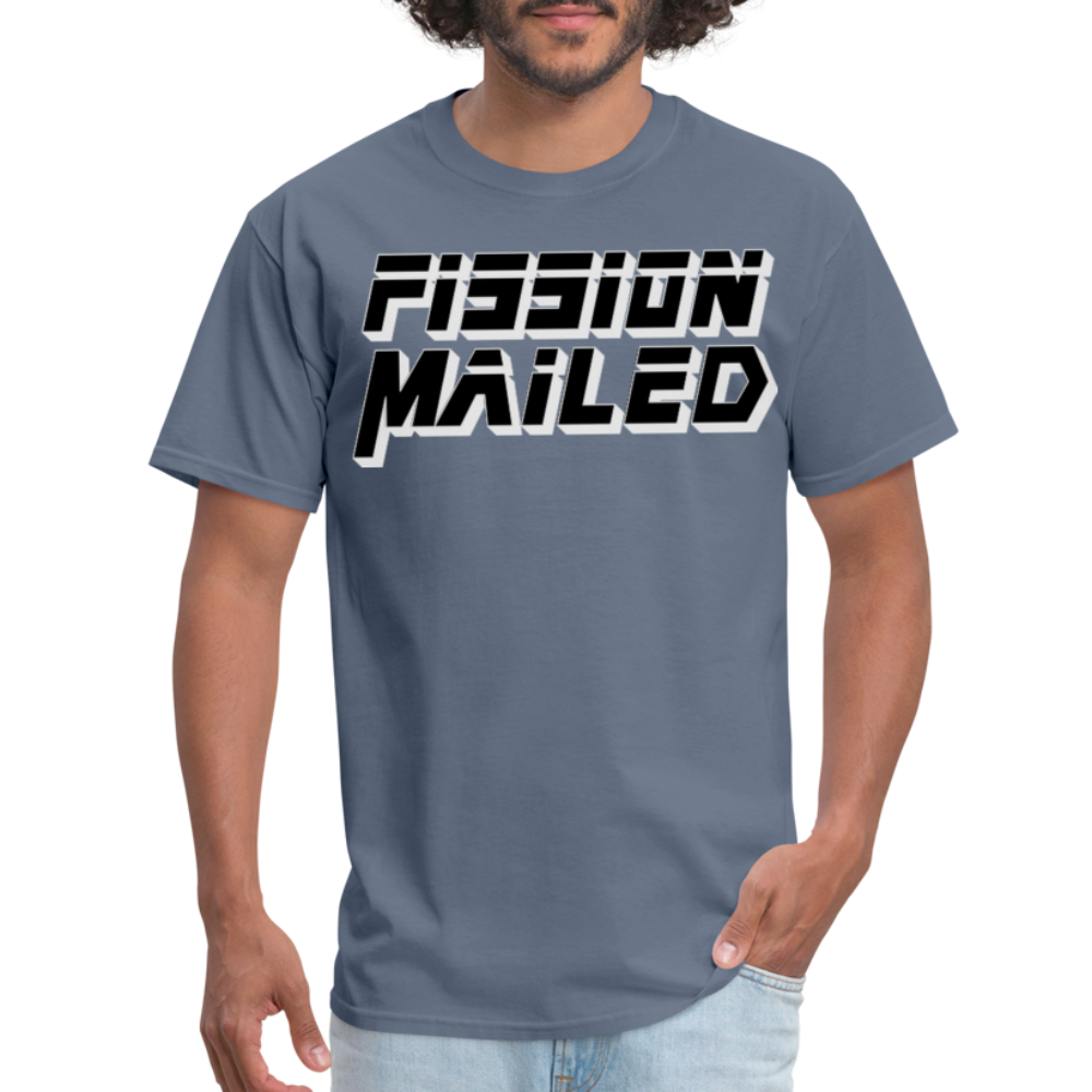 Fission Mailed Black & Gray Shadow Funny Videogame Quote & Meme Unisex Classic T-Shirt - denim