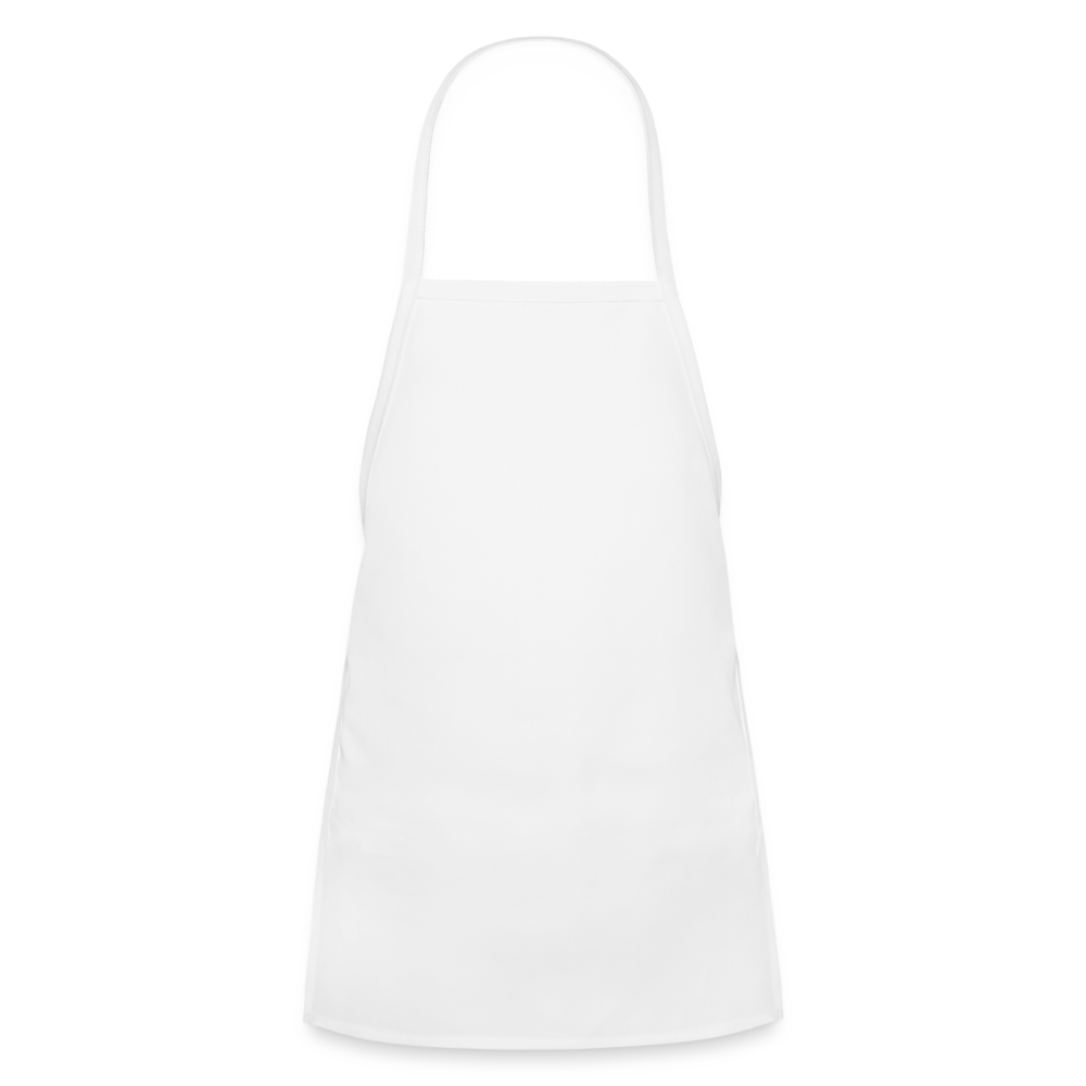 Customizable Kids' Apron ADD YOUR OWN PHOTO, IMAGES, DESIGNS, QUOTES AND MORE - white