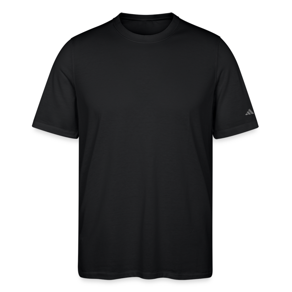 Customizable Adidas Men's Blended T-shirt ADD YOUR OWN PHOTO, IMAGES, DESIGNS, QUOTES AND MORE - black