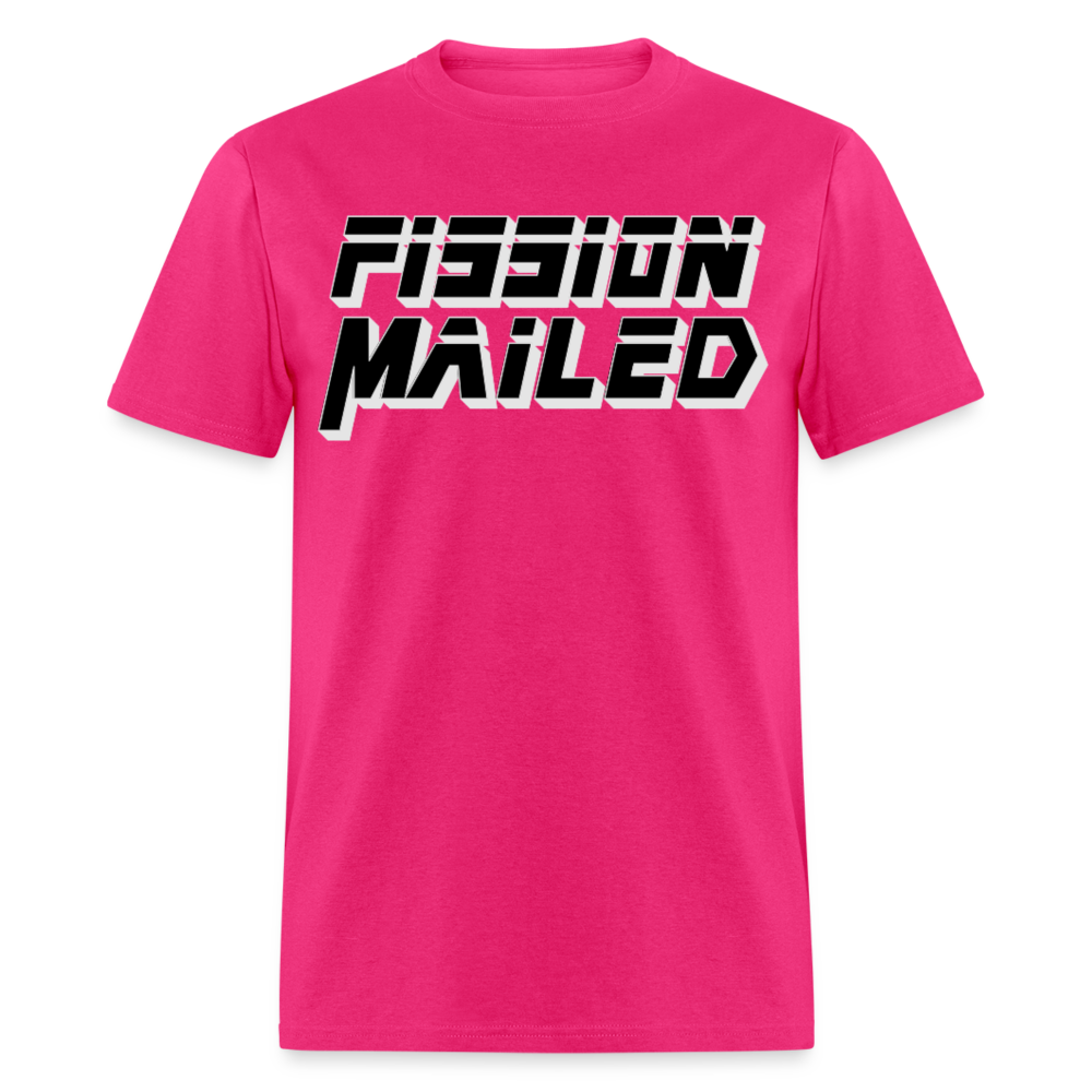 Fission Mailed Black & Gray Shadow Funny Videogame Quote & Meme Unisex Classic T-Shirt - fuchsia